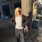 Sofie is 170 cm tall and wears size S. | black