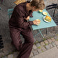 Peter is 188 cm tall and wears size L. | dark brown
