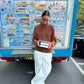 Rose is 176 cm tall and wears size M. | white