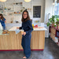 Katja is 170 cm tall and wears size M. | navy