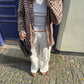 Katja is 170 cm tall and wears size M. | white