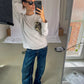Celine is 168 cm tall and wears size M. | grey
