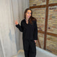 Celine is 168 cm tall and wears size M. | black