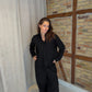 Celine is 168 cm tall and wears size M. | black