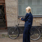Sofie is 170 cm tall and wears size M. | navy