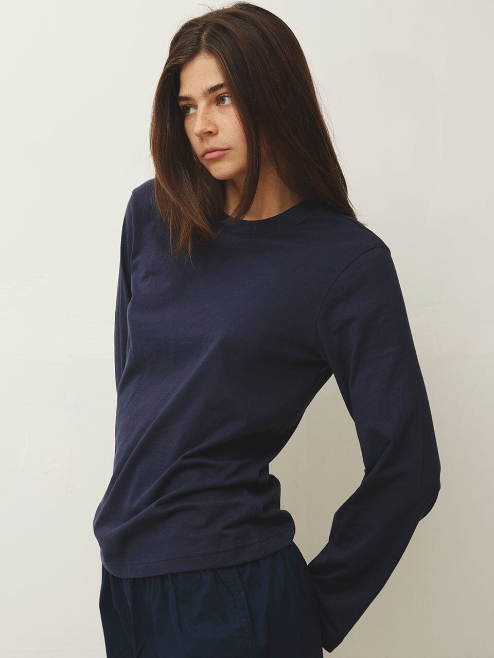 Laura is 180 cm tall and wears size S. | navy