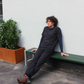 Milton is 189 cm tall and wears size L. | black